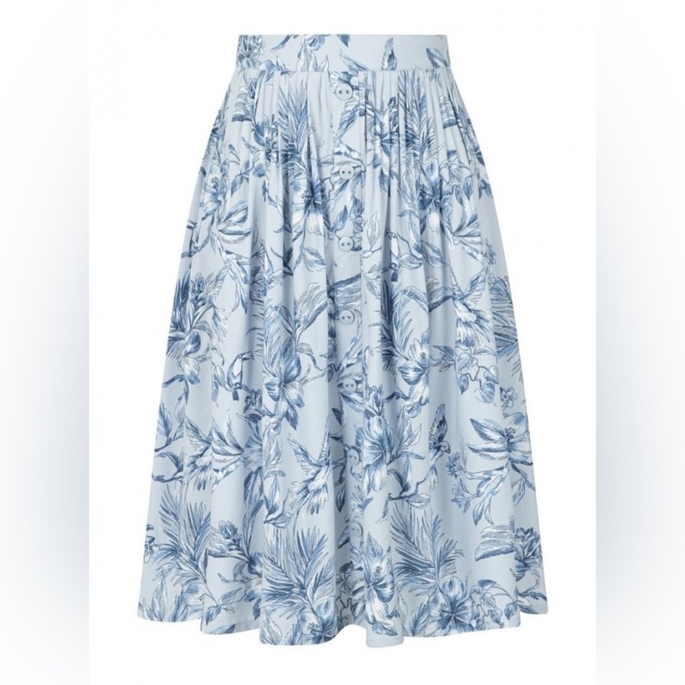 Hell Bunny Brasilia Floral Skirt